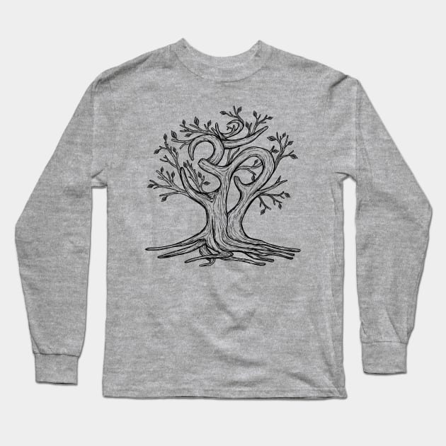 Om Tree Long Sleeve T-Shirt by Nartissima